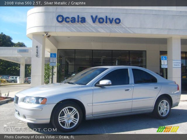 2008 Volvo S60 2.5T in Silver Metallic
