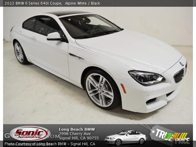 2013 BMW 6 Series 640i Coupe in Alpine White