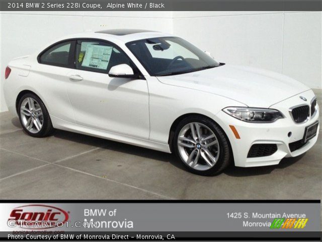 2014 BMW 2 Series 228i Coupe in Alpine White