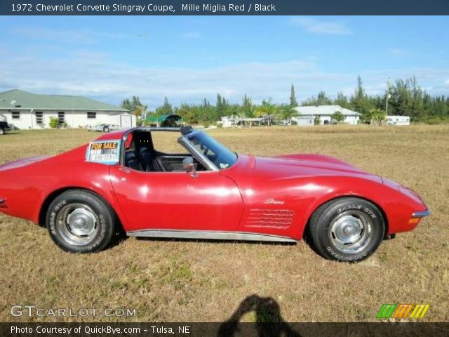 1972 Chevrolet Corvette Stingray Coupe in Mille Miglia Red