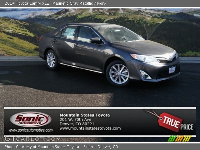 2014 Toyota Camry XLE in Magnetic Gray Metallic