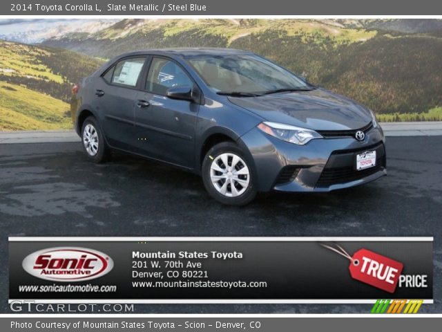 2014 Toyota Corolla L in Slate Metallic