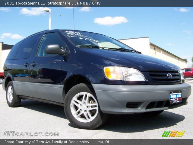 2001 Toyota Sienna LE in Stratosphere Blue Mica