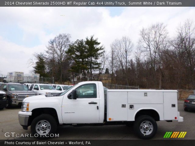 2014 Chevrolet Silverado 2500HD WT Regular Cab 4x4 Utility Truck in Summit White
