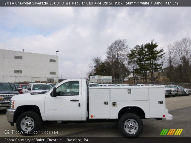 2014 Chevrolet Silverado 2500HD WT Regular Cab 4x4 Utility Truck in Summit White