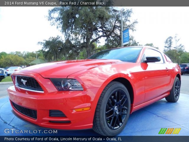 2014 Ford Mustang V6 Coupe in Race Red