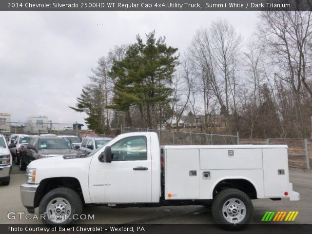 2014 Chevrolet Silverado 2500HD WT Regular Cab 4x4 Utility Truck in Summit White