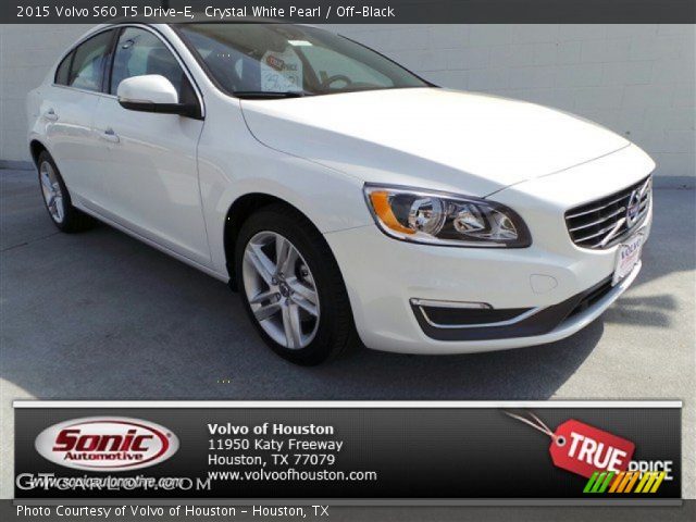 2015 Volvo S60 T5 Drive-E in Crystal White Pearl