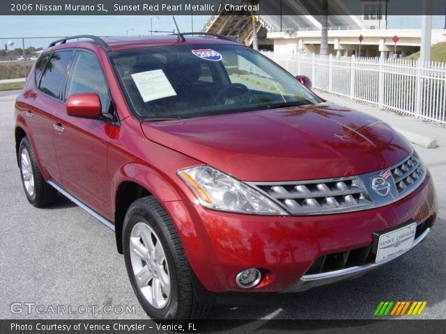 2006 Nissan Murano SL in Sunset Red Pearl Metallic