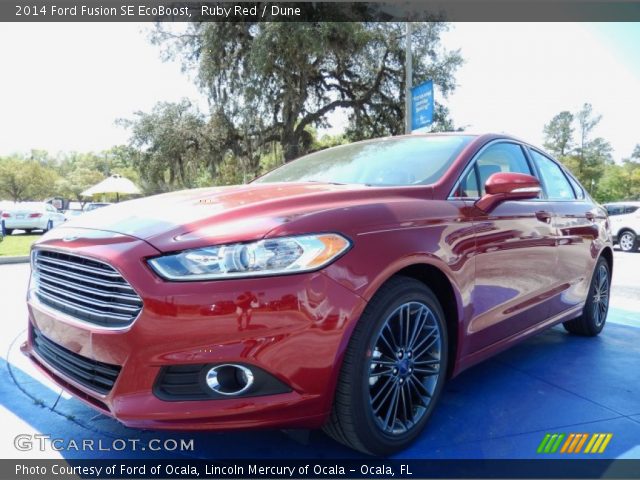 2014 Ford Fusion SE EcoBoost in Ruby Red