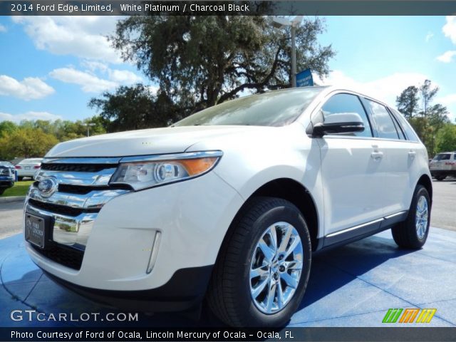 2014 Ford Edge Limited in White Platinum