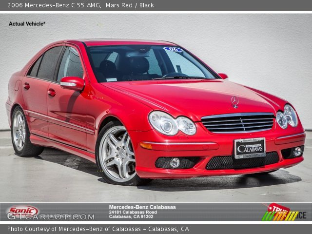 2006 Mercedes-Benz C 55 AMG in Mars Red