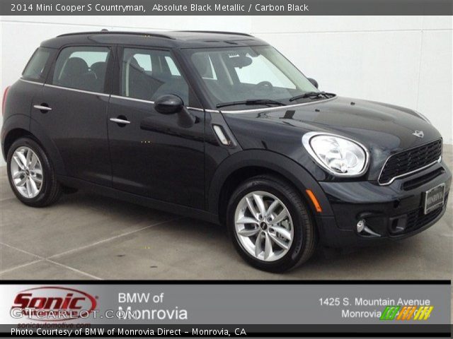 2014 Mini Cooper S Countryman in Absolute Black Metallic