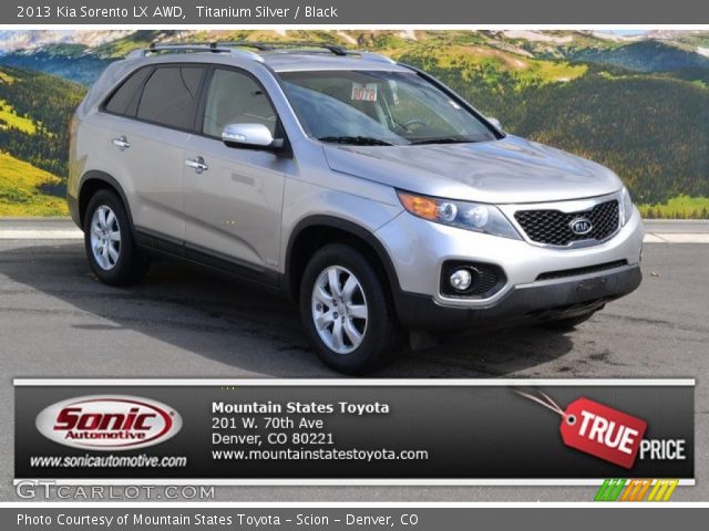 2013 Kia Sorento LX AWD in Titanium Silver