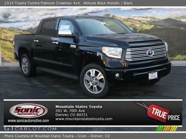 2014 Toyota Tundra Platinum Crewmax 4x4 in Attitude Black Metallic