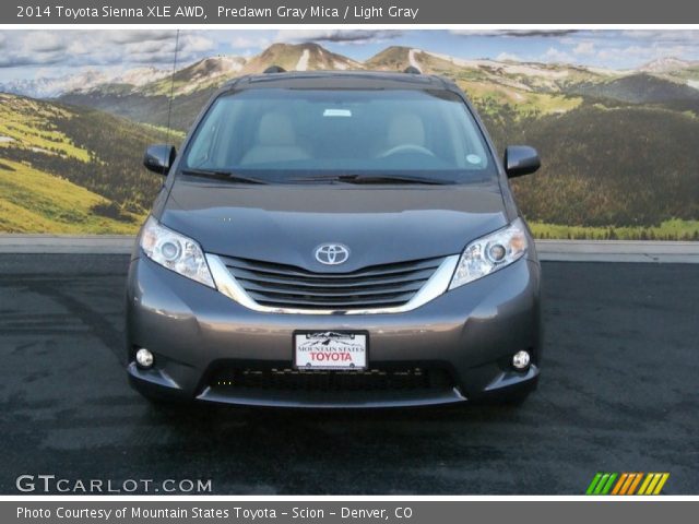 2014 Toyota Sienna XLE AWD in Predawn Gray Mica