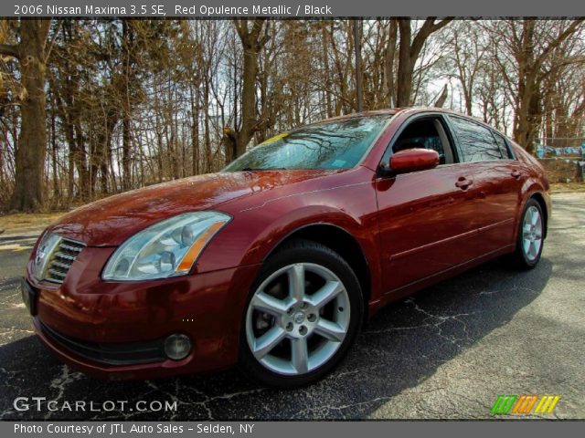 2006 Nissan Maxima 3.5 SE in Red Opulence Metallic