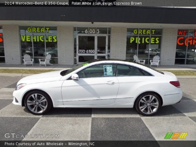 2014 Mercedes-Benz E 350 Coupe in Polar White