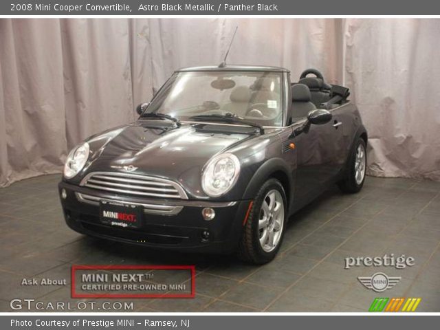 2008 Mini Cooper Convertible in Astro Black Metallic