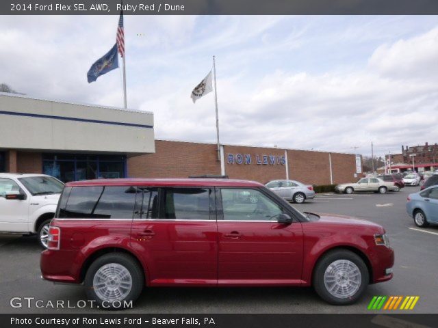 2014 Ford Flex SEL AWD in Ruby Red