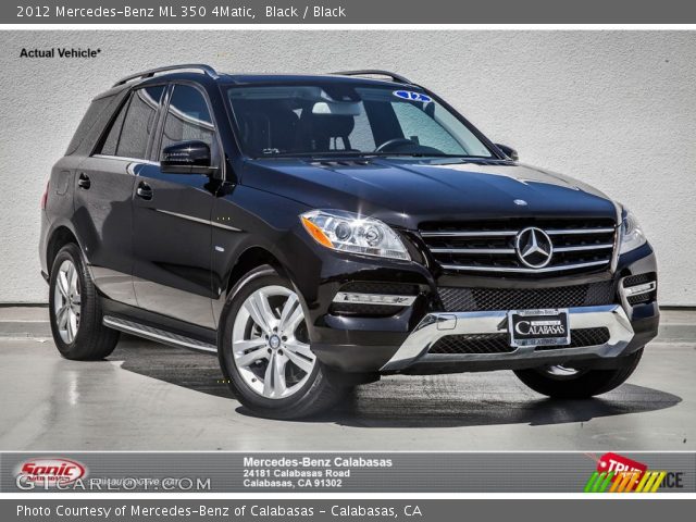 2012 Mercedes-Benz ML 350 4Matic in Black