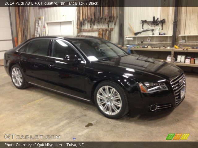 2014 Audi A8 L 4.0T quattro in Brilliant Black