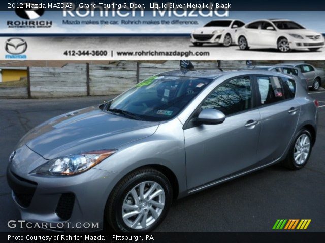 2012 Mazda MAZDA3 i Grand Touring 5 Door in Liquid Silver Metallic
