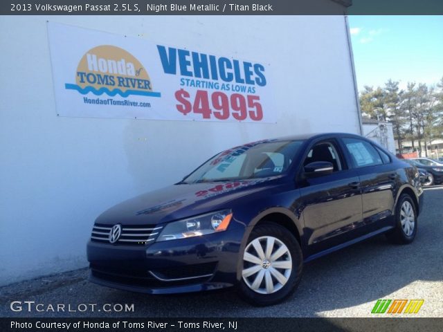 2013 Volkswagen Passat 2.5L S in Night Blue Metallic