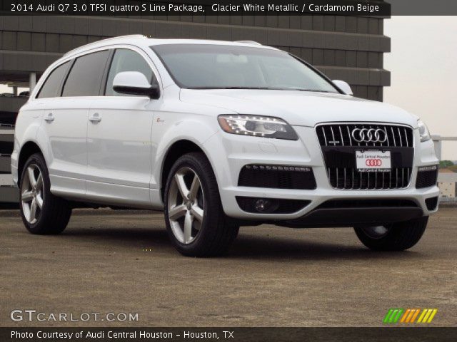 2014 Audi Q7 3.0 TFSI quattro S Line Package in Glacier White Metallic