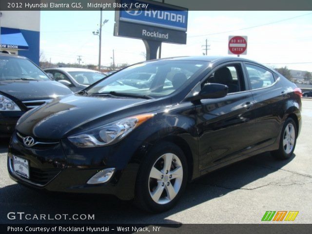 2012 Hyundai Elantra GLS in Midnight Black