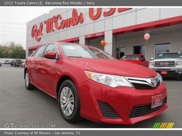 2013 Toyota Camry LE in Barcelona Red Metallic