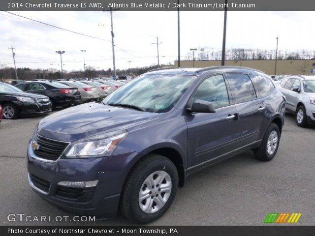 2014 Chevrolet Traverse LS AWD in Atlantis Blue Metallic