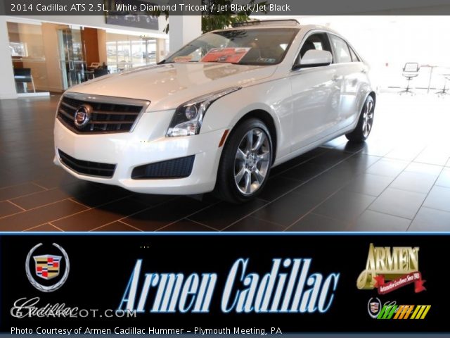 2014 Cadillac ATS 2.5L in White Diamond Tricoat