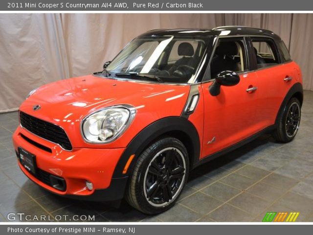 2011 Mini Cooper S Countryman All4 AWD in Pure Red