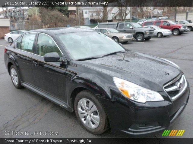 2011 Subaru Legacy 2.5i in Crystal Black Silica