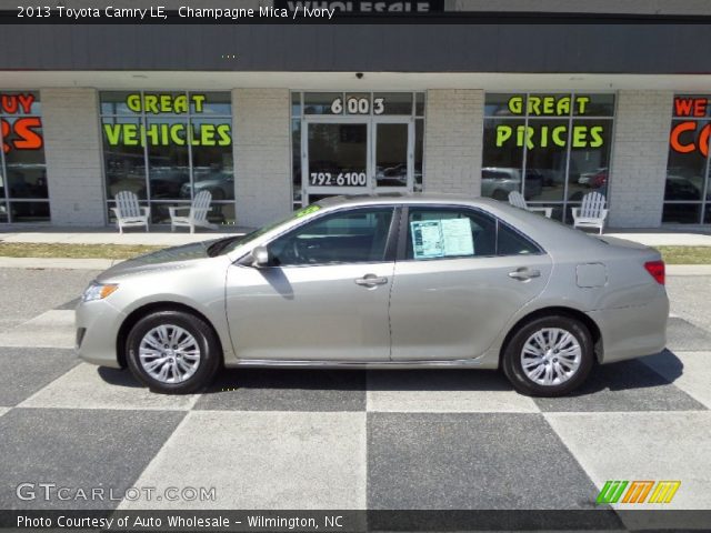2013 Toyota Camry LE in Champagne Mica
