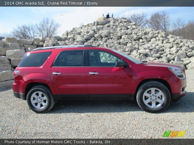 2014 GMC Acadia SLE in Crystal Red Tintcoat