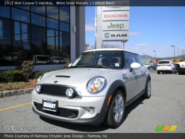 2012 Mini Cooper S Hardtop in White Silver Metallic