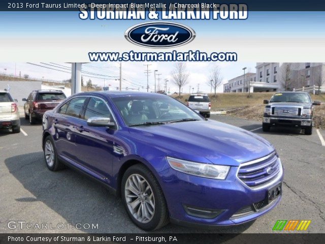 2013 Ford Taurus Limited in Deep Impact Blue Metallic