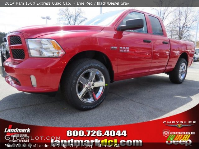 2014 Ram 1500 Express Quad Cab in Flame Red