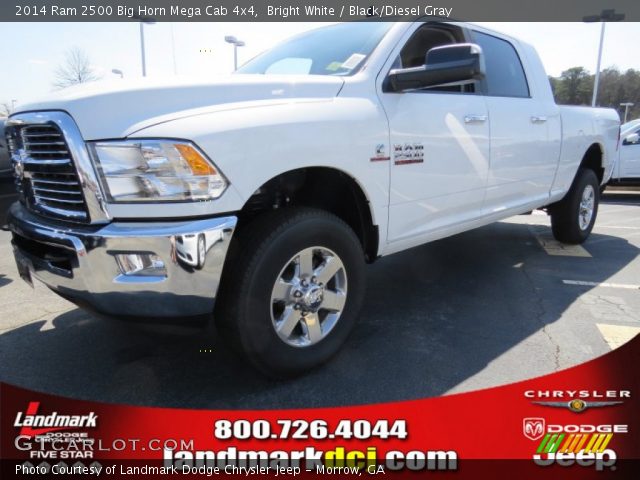 2014 Ram 2500 Big Horn Mega Cab 4x4 in Bright White