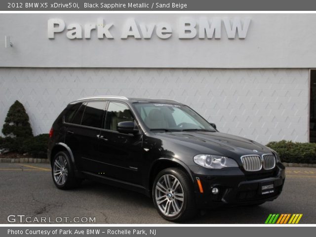 2012 BMW X5 xDrive50i in Black Sapphire Metallic