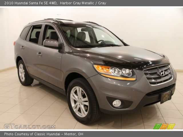 2010 Hyundai Santa Fe SE 4WD in Harbor Gray Metallic