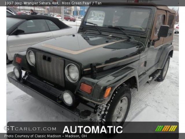 1997 Jeep Wrangler Sahara 4x4 in Moss Green Pearl
