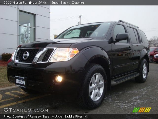 2011 Nissan Pathfinder SV 4x4 in Super Black