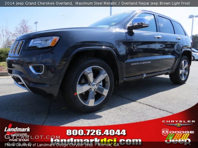 2014 Jeep Grand Cherokee Overland in Maximum Steel Metallic