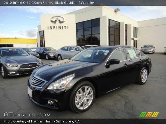 2012 Infiniti G 37 S Sport Sedan in Black Obsidian