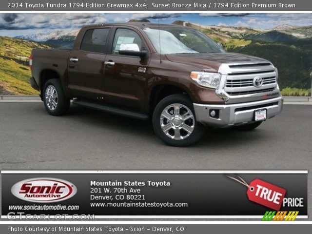2014 Toyota Tundra 1794 Edition Crewmax 4x4 in Sunset Bronze Mica