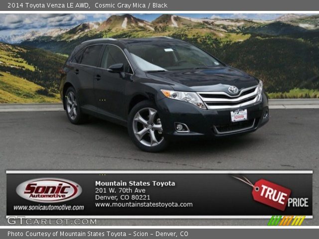 2014 Toyota Venza LE AWD in Cosmic Gray Mica