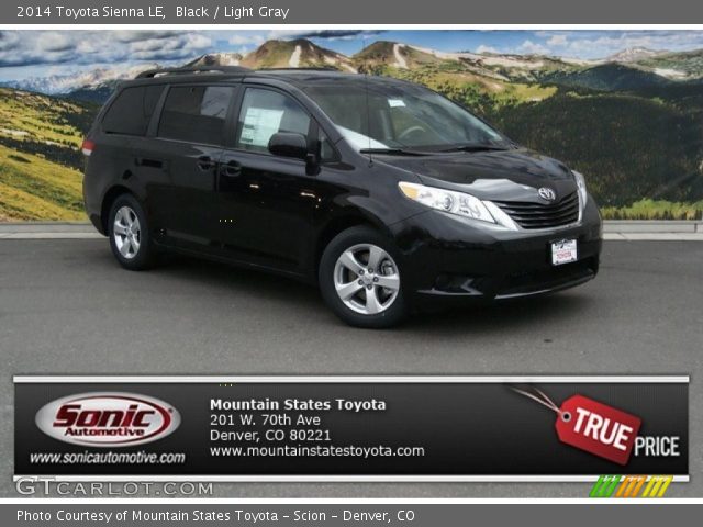 2014 Toyota Sienna LE in Black